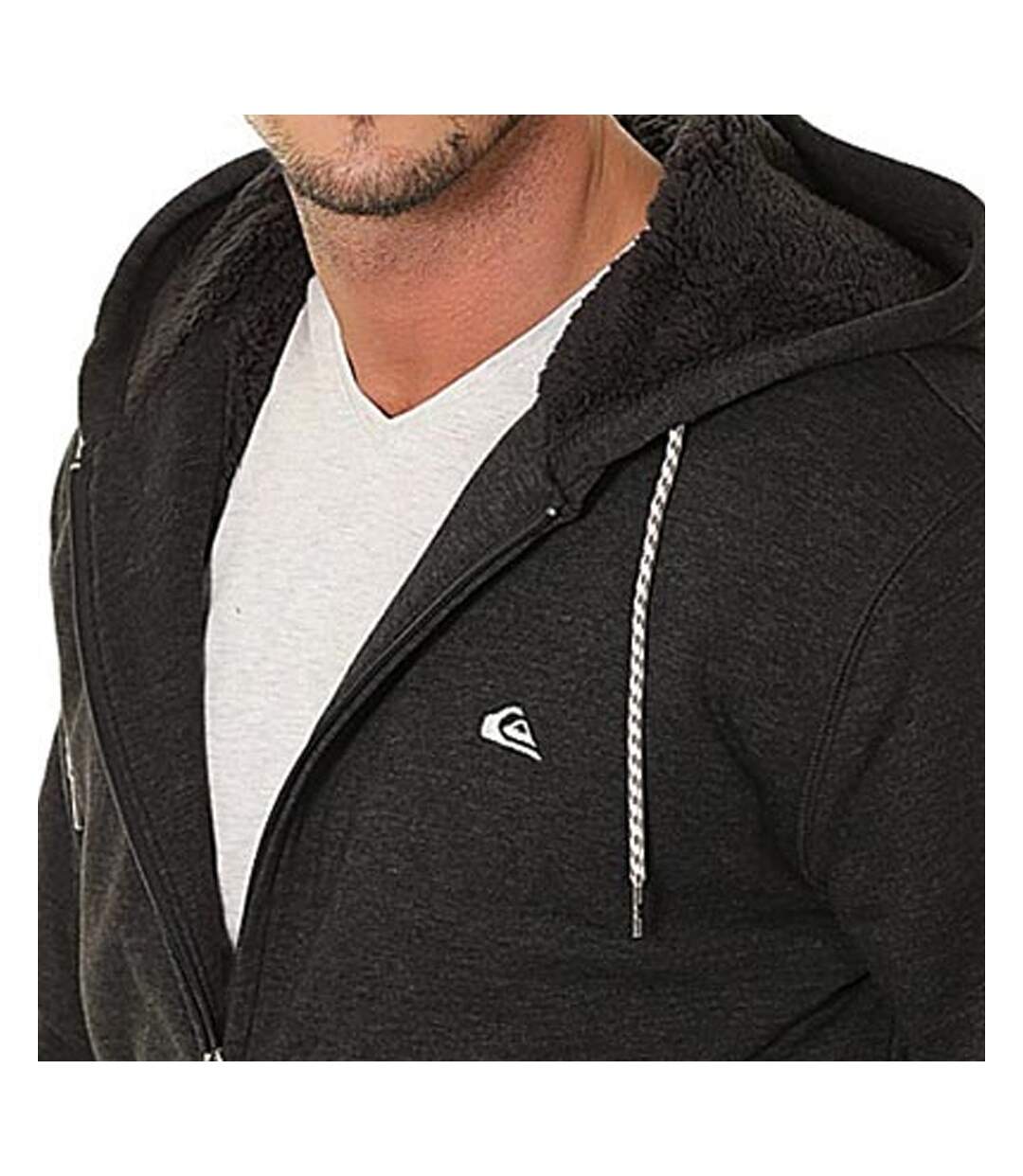 Veste Anthracite Homme Quiksilver Sherpa