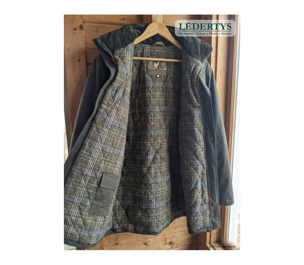 Veste de Chasse Ledertys Farmer LY0006 Étanche avec Carnier-3