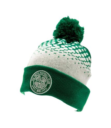 Celtic FC Unisex Adults FD Ski Hat (Green/White)