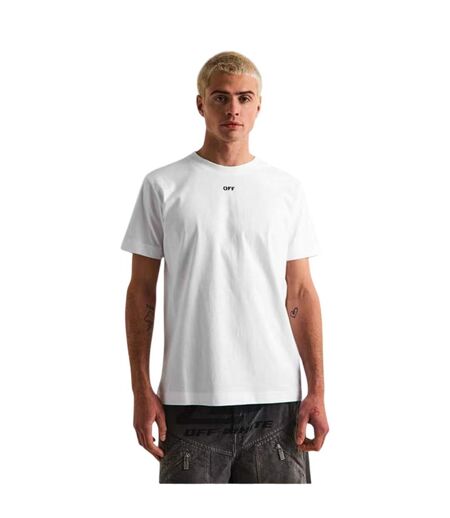 T-shirt Manches Courtes Motif/style Logo Off Homme Blanc Off White
