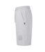 Mens Fleece Plain Sweat Shorts Grey Aquascutum-4