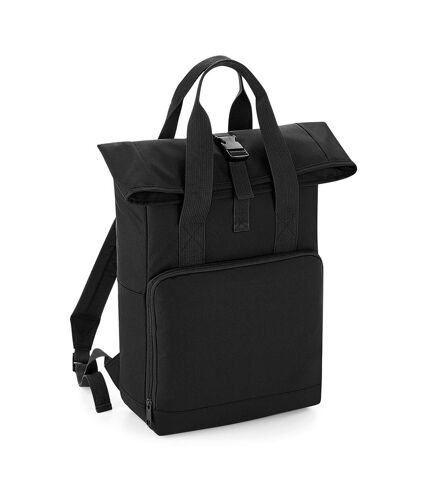 BagBase Twin Handle Roll-Top Backpack (Black) (One Size) - UTRW7125