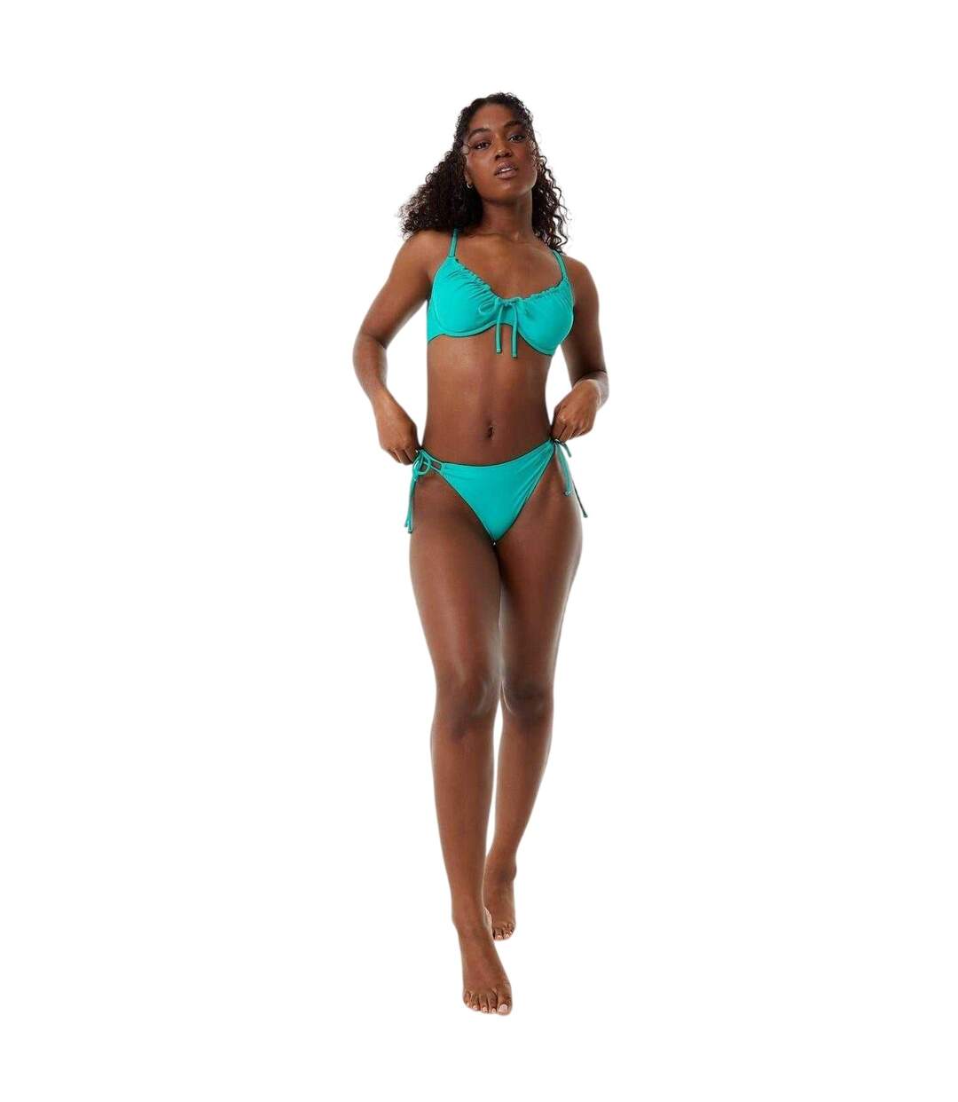 Bas De Maillot De Bain Motif/style Boucle Femme Émeraude Jack Wills-1
