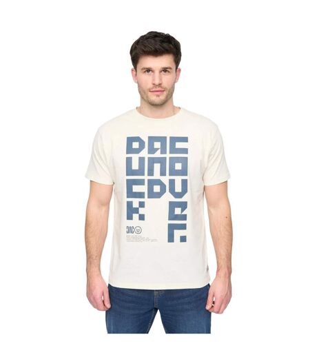 T-shirt squarelarge homme blanc cassé Duck and Cover