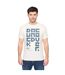 T-shirt squarelarge homme blanc cassé Duck and Cover-1