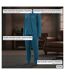 OZABI Ensemble Pyjama Homme Doublé Polaire Boutonné Petits Pois-5