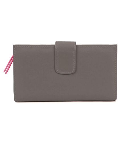 Eastern Counties Leather - Porte-monnaie HAYLEY (Gris / Rose) (Taille unique) - UTEL405