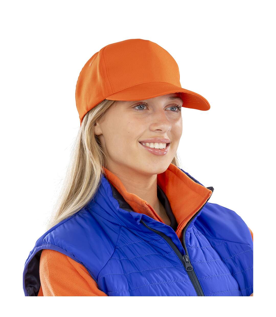 Casquette De Baseball Core Printers Orange Result Genuine Recycled-1