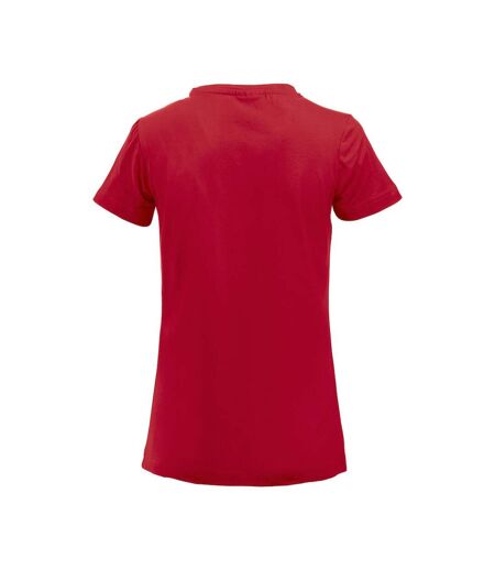 Clique Womens/Ladies Carolina T-Shirt (Red)