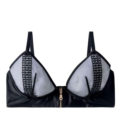 Soutien-gorge corbeille noir Cats Eyes