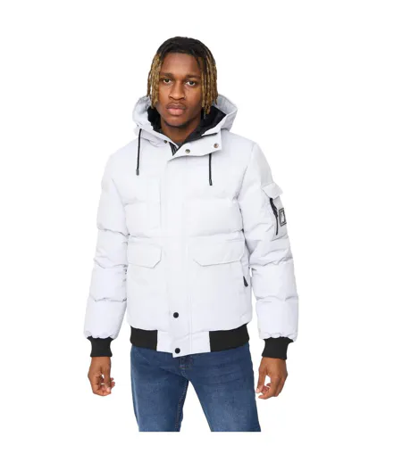 Blouson Aviateur Wakaday Homme Blanc Cassé Kings Will Dream
