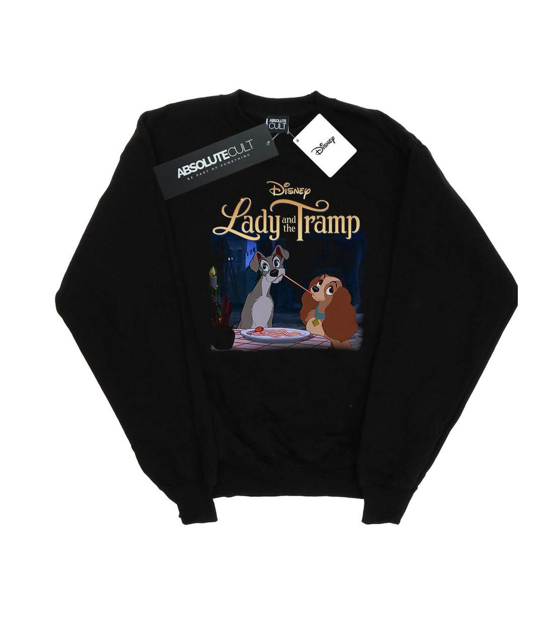 Disney - Sweat LADY AND THE TRAMP HOMAGE - Femme (Noir) - UTBI13937-1