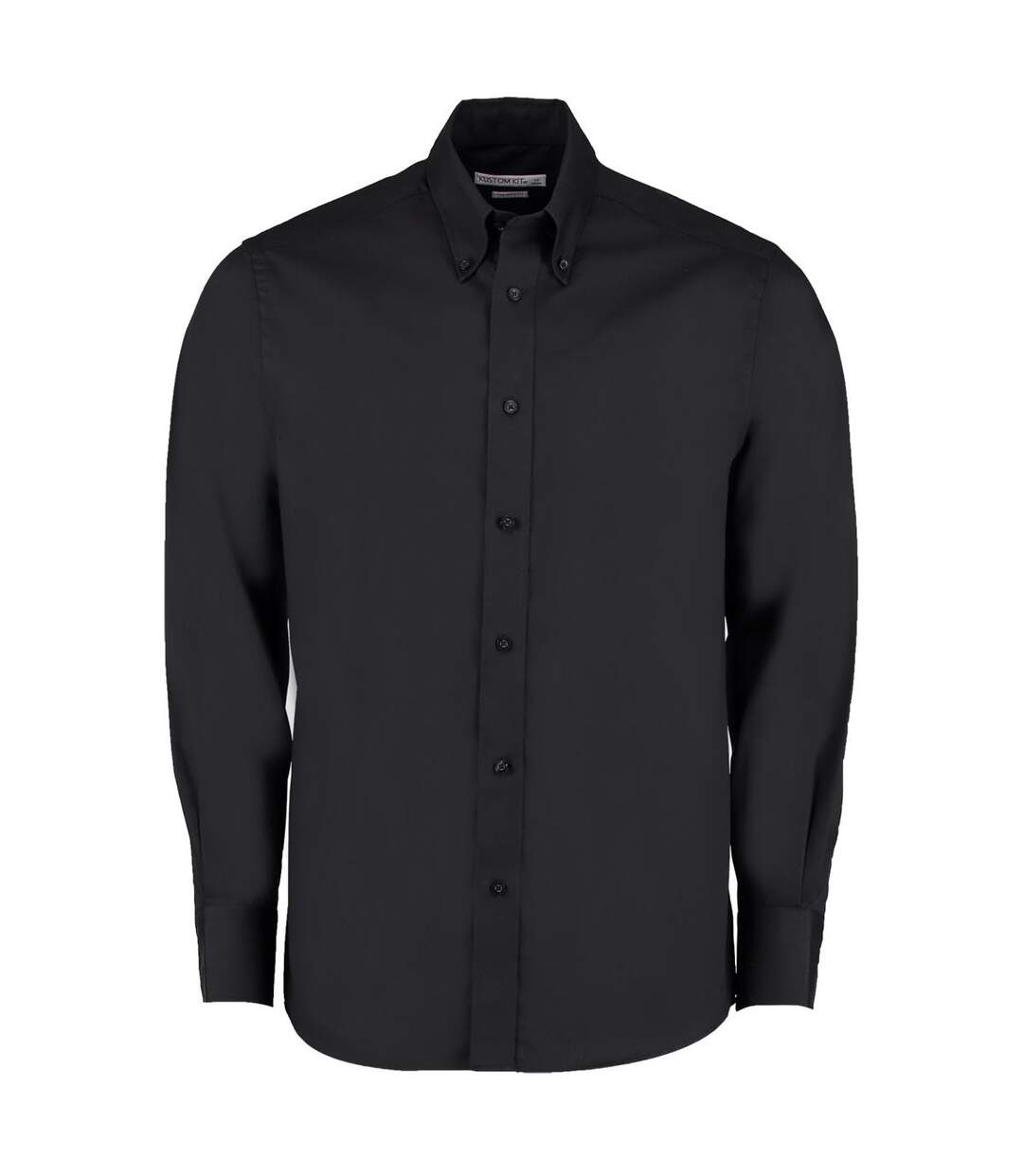 Chemise À Manches Longues Homme Noir Kustom Kit-1