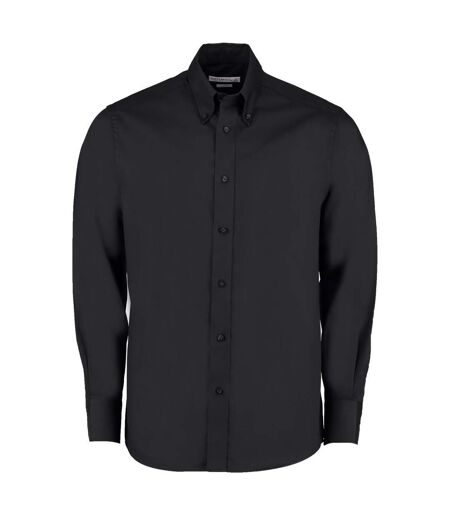 Chemise À Manches Longues Homme Noir Kustom Kit
