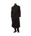 Trench-coat long marron unisexe lacoste runway wooll-1