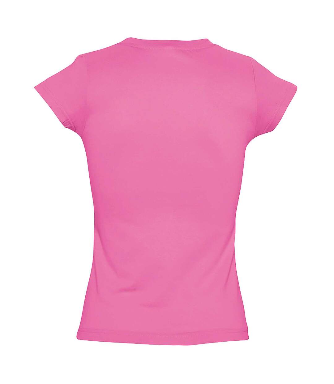 SOLs Womens/Ladies Moon V Neck Short Sleeve T-Shirt (Orchid Pink) - UTPC294