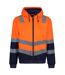 Regatta Mens Pro Hi-Vis Full Zip Jacket (Orange/Navy) - UTRG6531