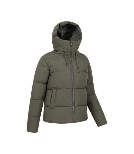 Mountain Warehouse Womens/Ladies Toasty Short Padded Jacket (Khaki Green) - UTMW2192