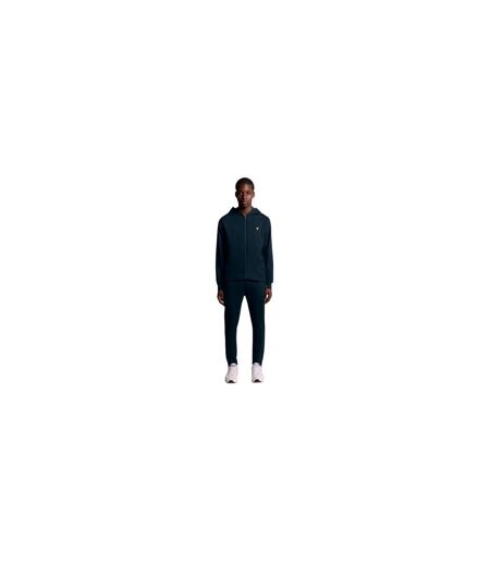 Mens Fly Fleece Full Zip Hoodie Dark Navy Lyle & Scott