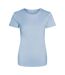 T-shirt Femme Bleu Ciel AWDis Cool-1