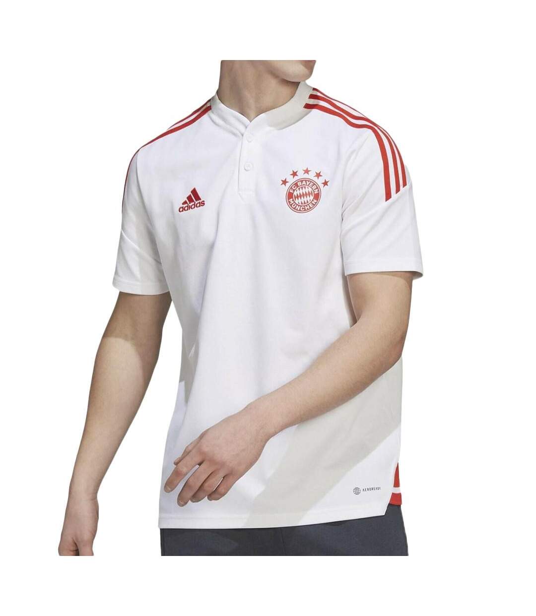 Bayern Munich Polo Blanc Homme Adidas 2022/23 - S-1