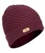 Womens/ladies Twisted Knitted Beanie Fig Trespass-1