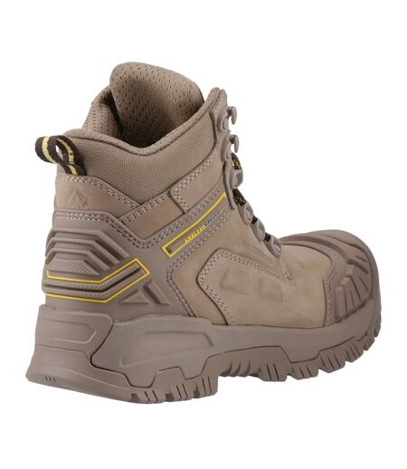 Bottines De Sécurité Mary Adulte Beige Gris Amblers