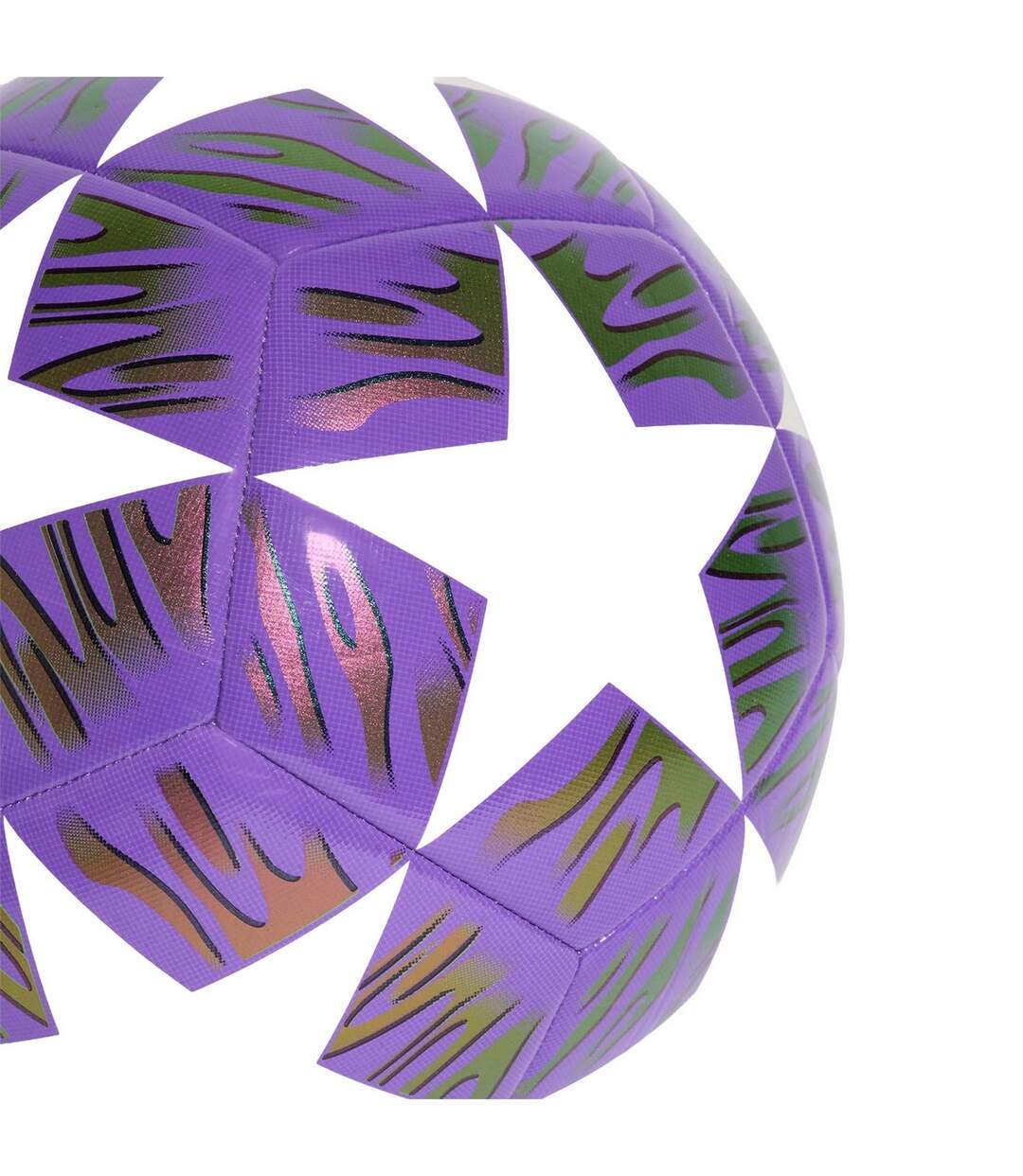 Ballon De Foot Pour Entraînement Motif/style Étoiles Uefa Champions League 25/26 Taille 5 Violet Blanc Adidas-3