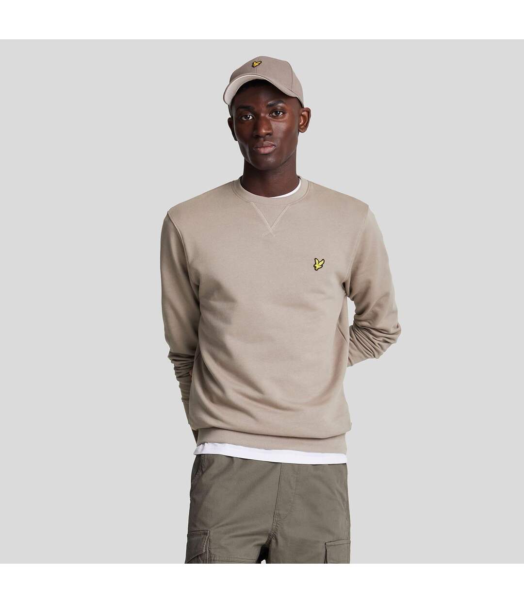 Sweat Homme Taupe Lyle & Scott-1