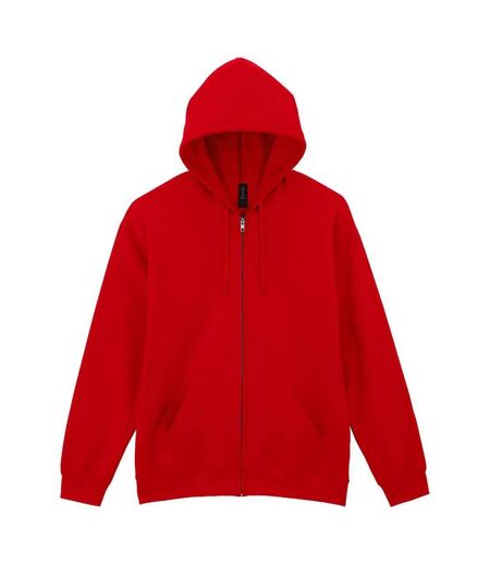 Veste À Capuche Softstyle Adulte Rouge Gildan