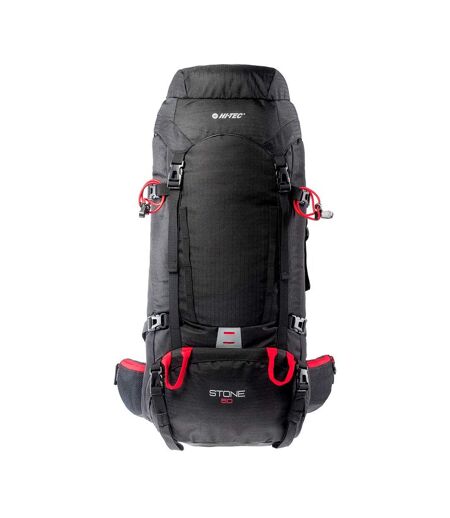 Sac À Dos De Randonnée Stone Adulte Taille Unique Noir Rouge Vif Hi-Tec