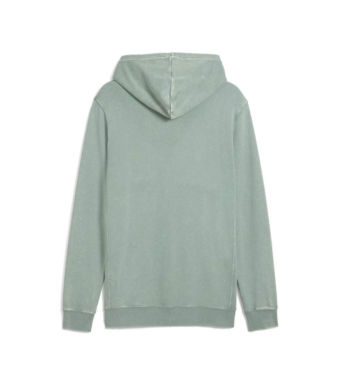 Sweat à capuche vert homme puma class washed-2