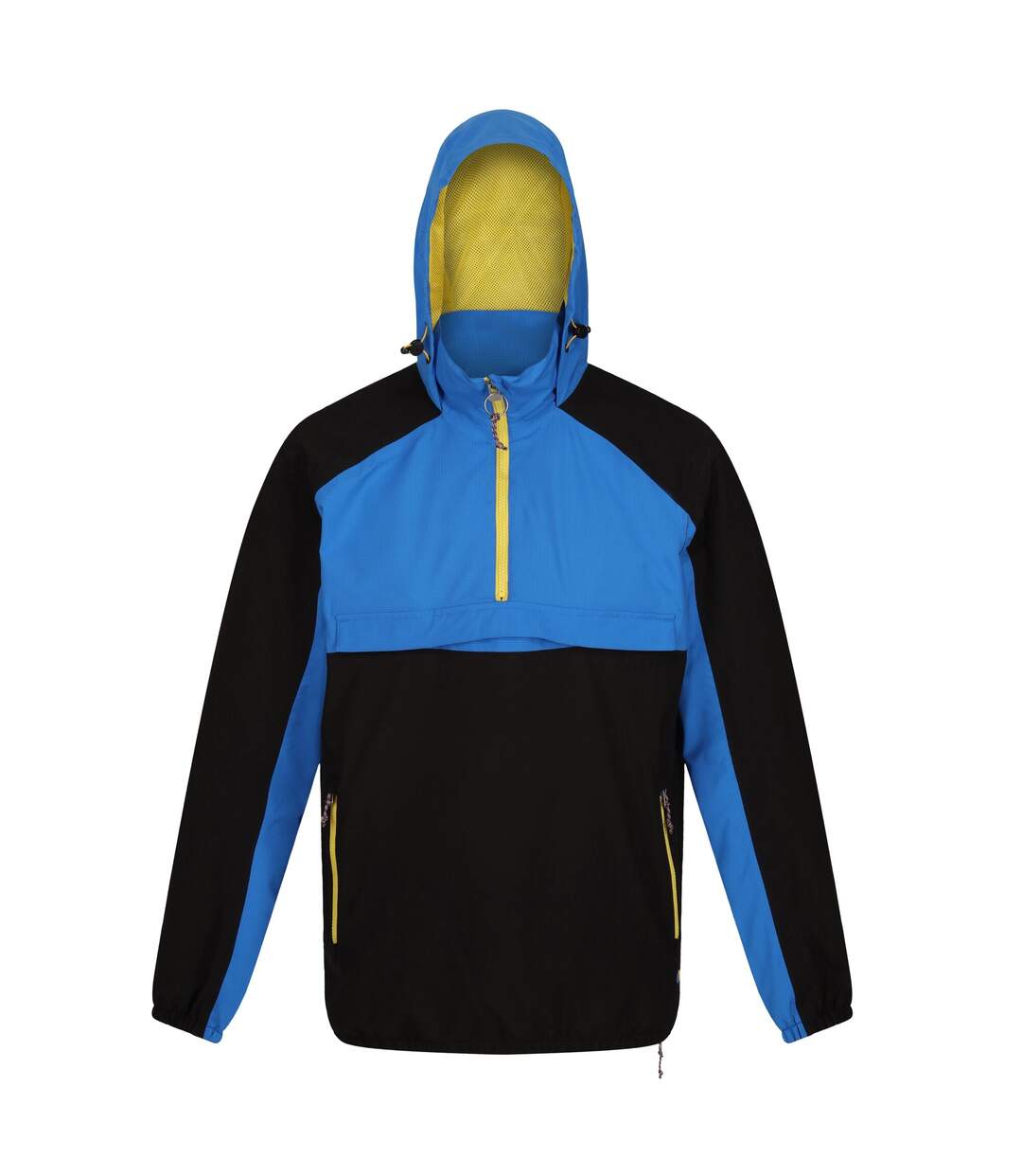 Veste softshell anorak homme noir / bleu foncé Regatta-1