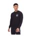 Mens Round Neck Sweatshirt Black Aquascutum-1