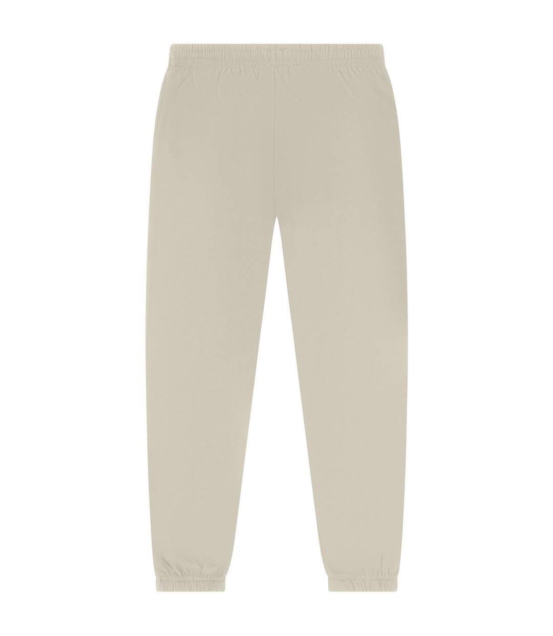 Mens Blended Core Ringspun Cotton Oversized Jogging Bottoms Ecru Casual Classics-1
