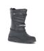 Unisex Dodo Pull On Winter Snow Boots Black Trespass-1