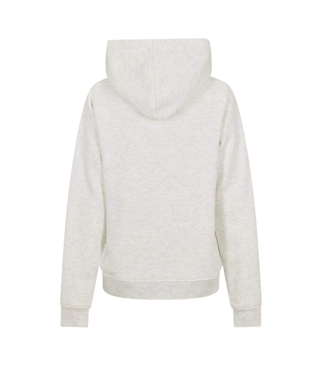 Sweat À Capuche Avec Cordons Motif/style Logo Femme Gris Clair Pâle USA Pro-3