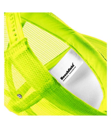 Casquette unisexe jaune fluo Beechfield