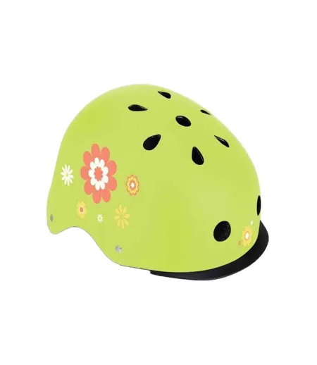 Casque De Vélo Motif/style Fleur Elite Enfant 48 Cm-53 Cm Vert Globber