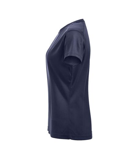 Womens/ladies Ice T-shirt Dark Navy Clique