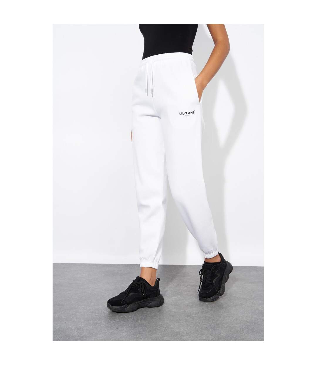 Pantalon De Jogging Daleyza Femme Blanc Lily Lane-4
