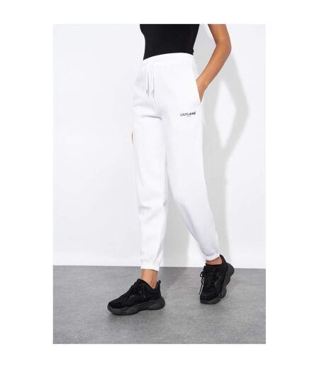 Pantalon De Jogging Daleyza Femme Blanc Lily Lane