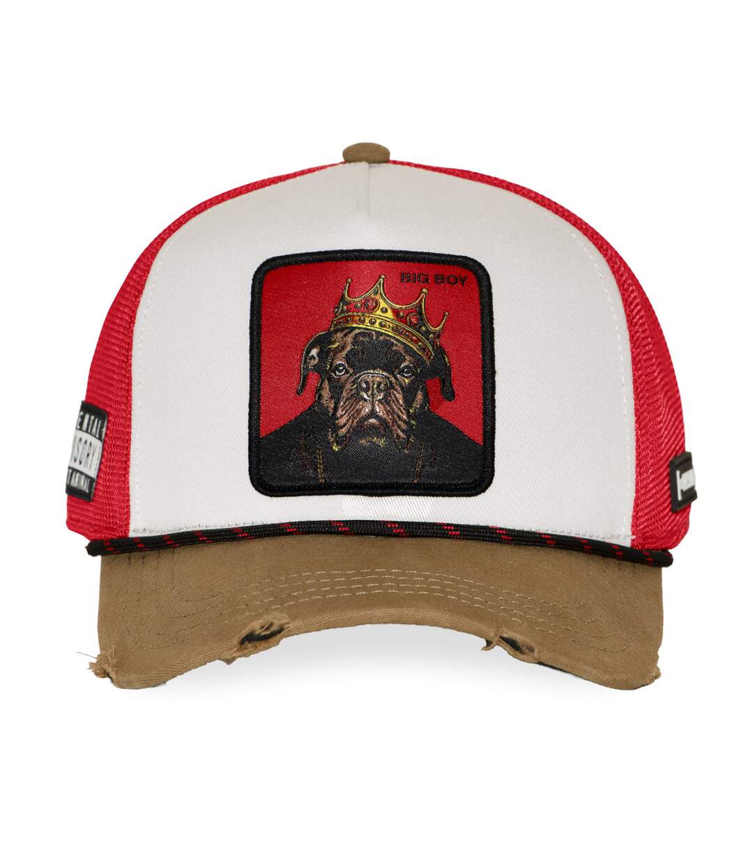 Casquette trucker premium avec filet et patch Big Boy Capslab-2