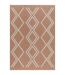 Tapis intérieur extérieur aspect jute terracotta Tijuana 9048 170 x 120 cm