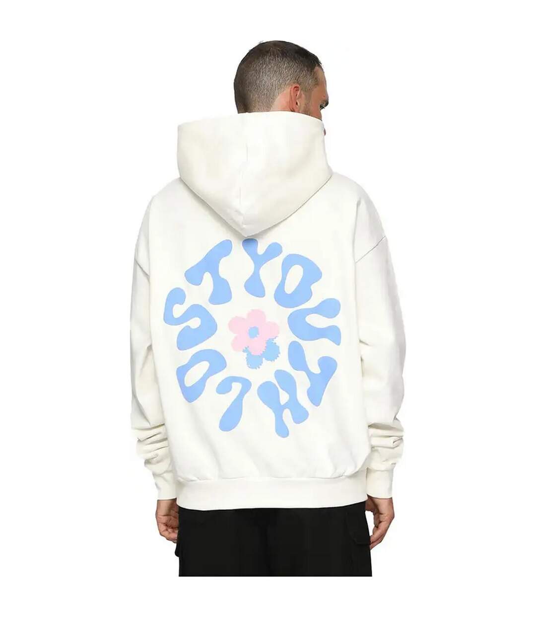 Mens Circle Of Bloom Hoodie Ready To Dye Lost Youth-4