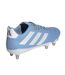 Mens Elite Soft Ground Rugby Boots Blue White Gold Adidas-2
