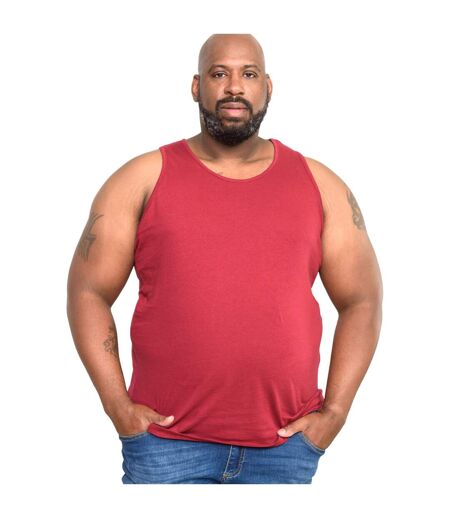Duke Mens Fabio-2 Kingsize Muscle Vest (Red) - UTDC172