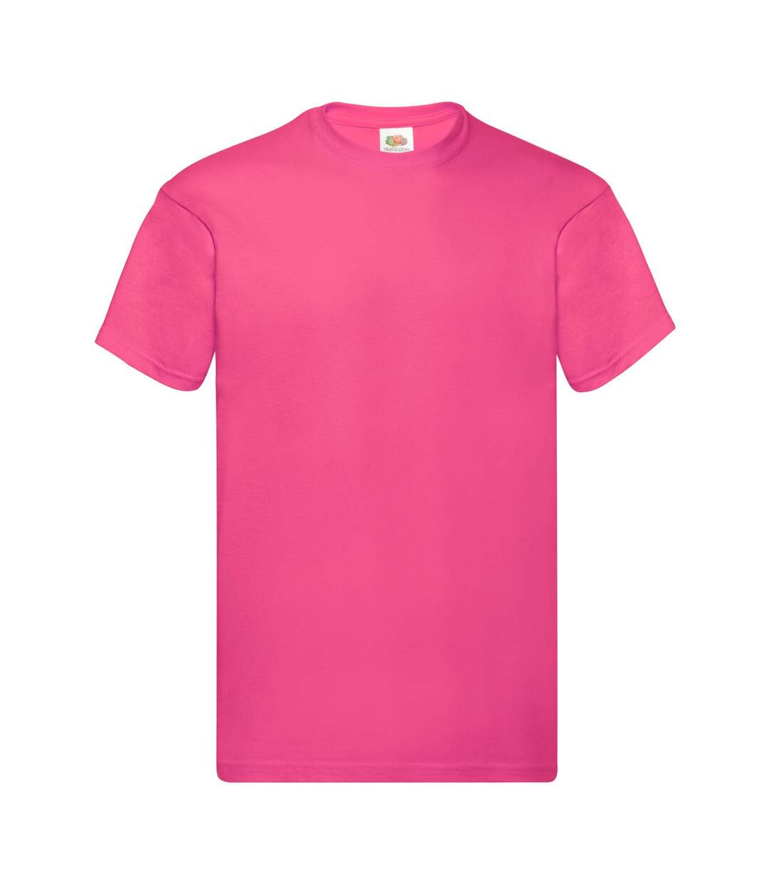 Mens original t-shirt fuchsia Fruit of the Loom-1