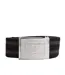 Ceinture noir/gris homme tommy hilfiger daily stripes-1