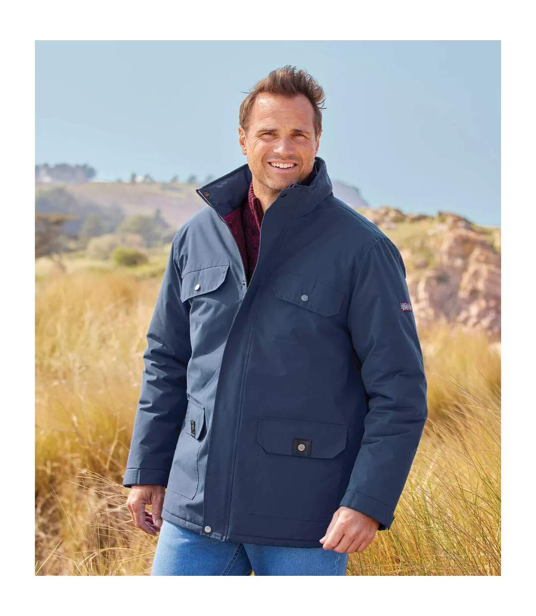 Parka homme bleu marine Atlas For Men-2